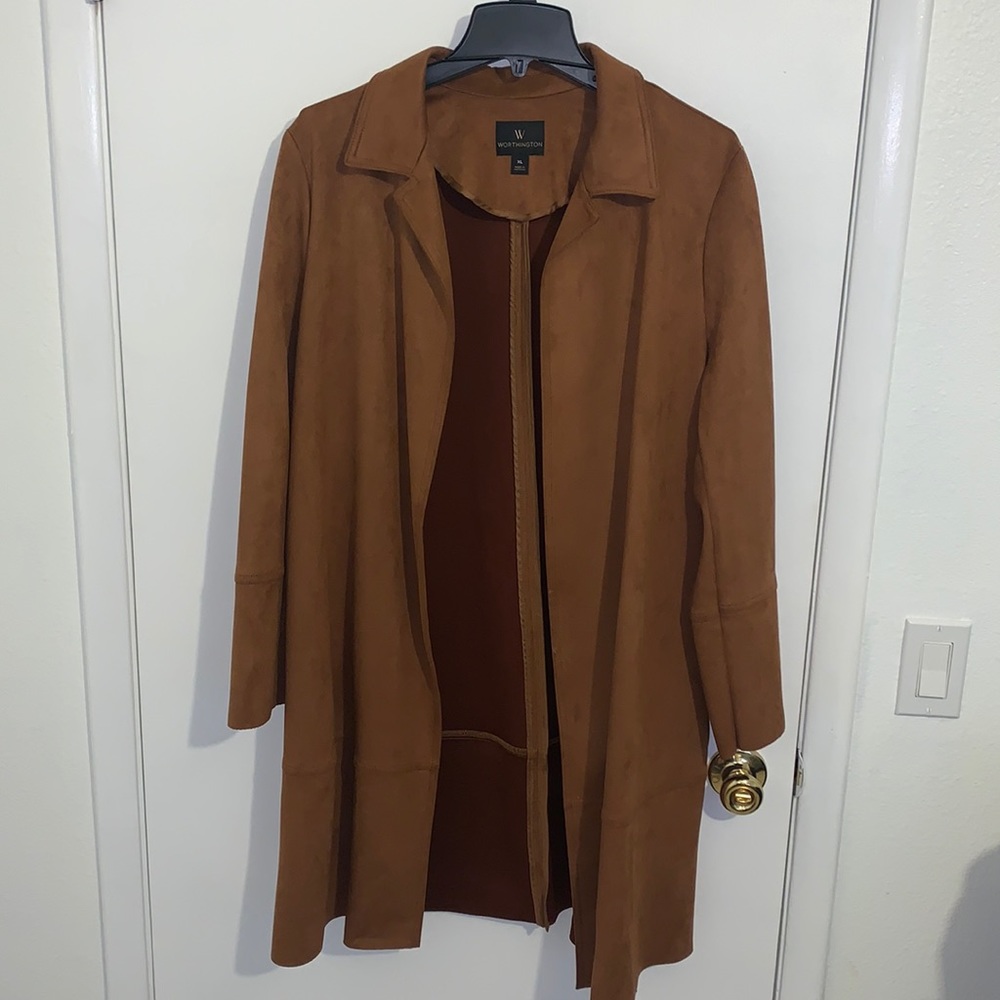 Worthington suede coat